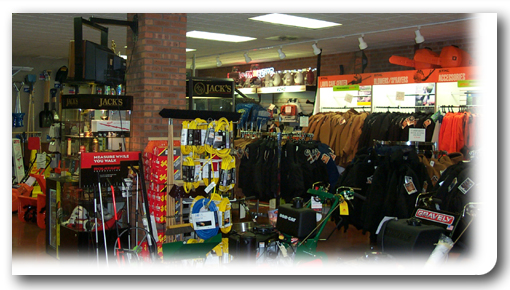 Inside Jack's showroom
