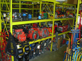 Rental equipment at Jack's